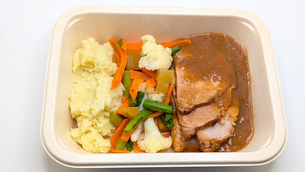 Rôti de porc à l'ail confit - 400g